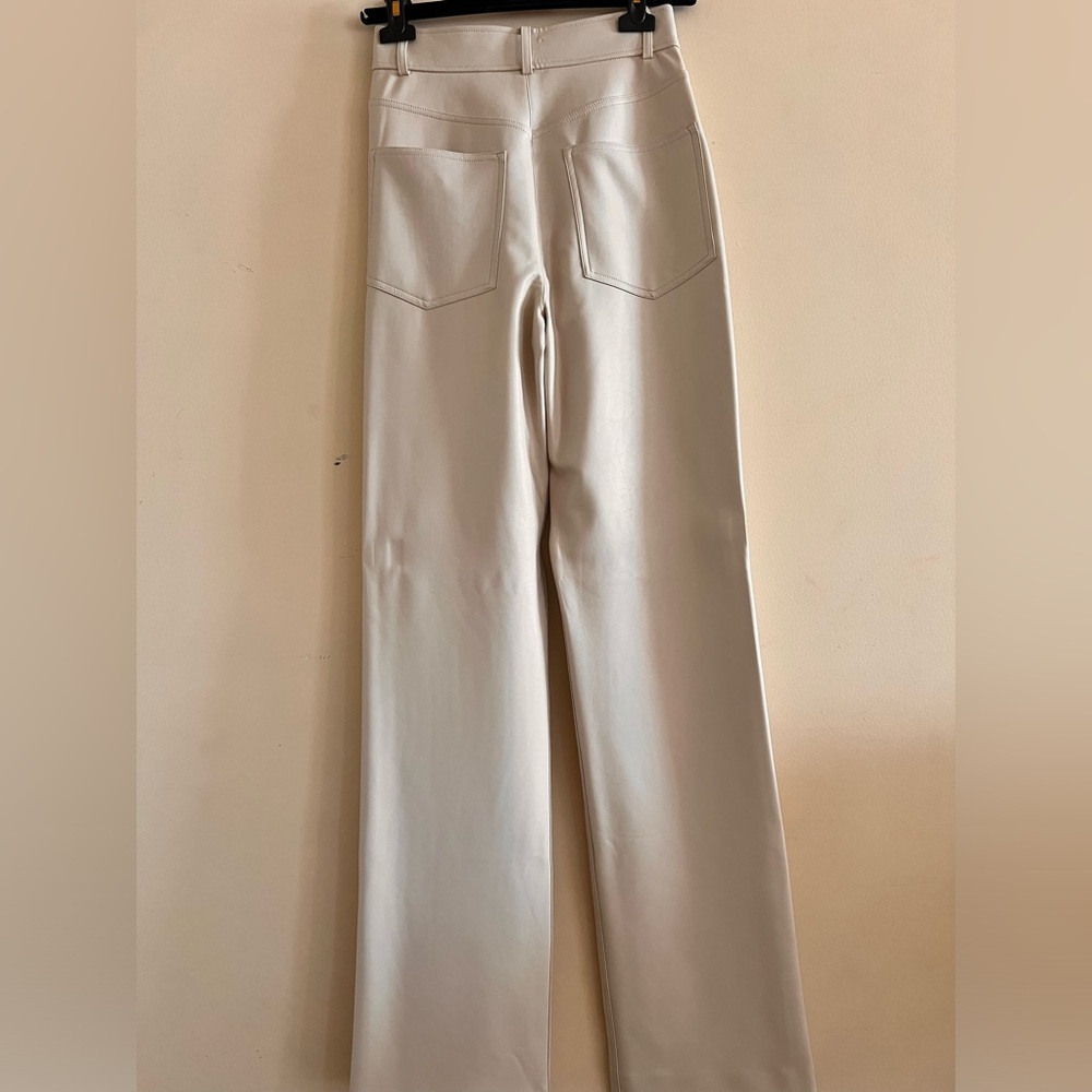 NWT A.L.C. Christopher Faux Leather Leg Pants Size 2 - Picture 14 of 16